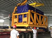 臺山核電站設(shè)備乏燃料格架卸車入庫作業(yè)_廣州搬家公司，廣州設(shè)備搬運(yùn)公司，廣州吊裝公司，支點(diǎn)搬運(yùn)公司