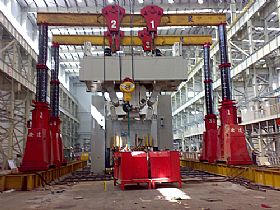 大型壓力機(jī)安裝_廣州搬家公司，廣州設(shè)備搬運(yùn)公司，廣州吊裝公司，支點(diǎn)搬運(yùn)公司